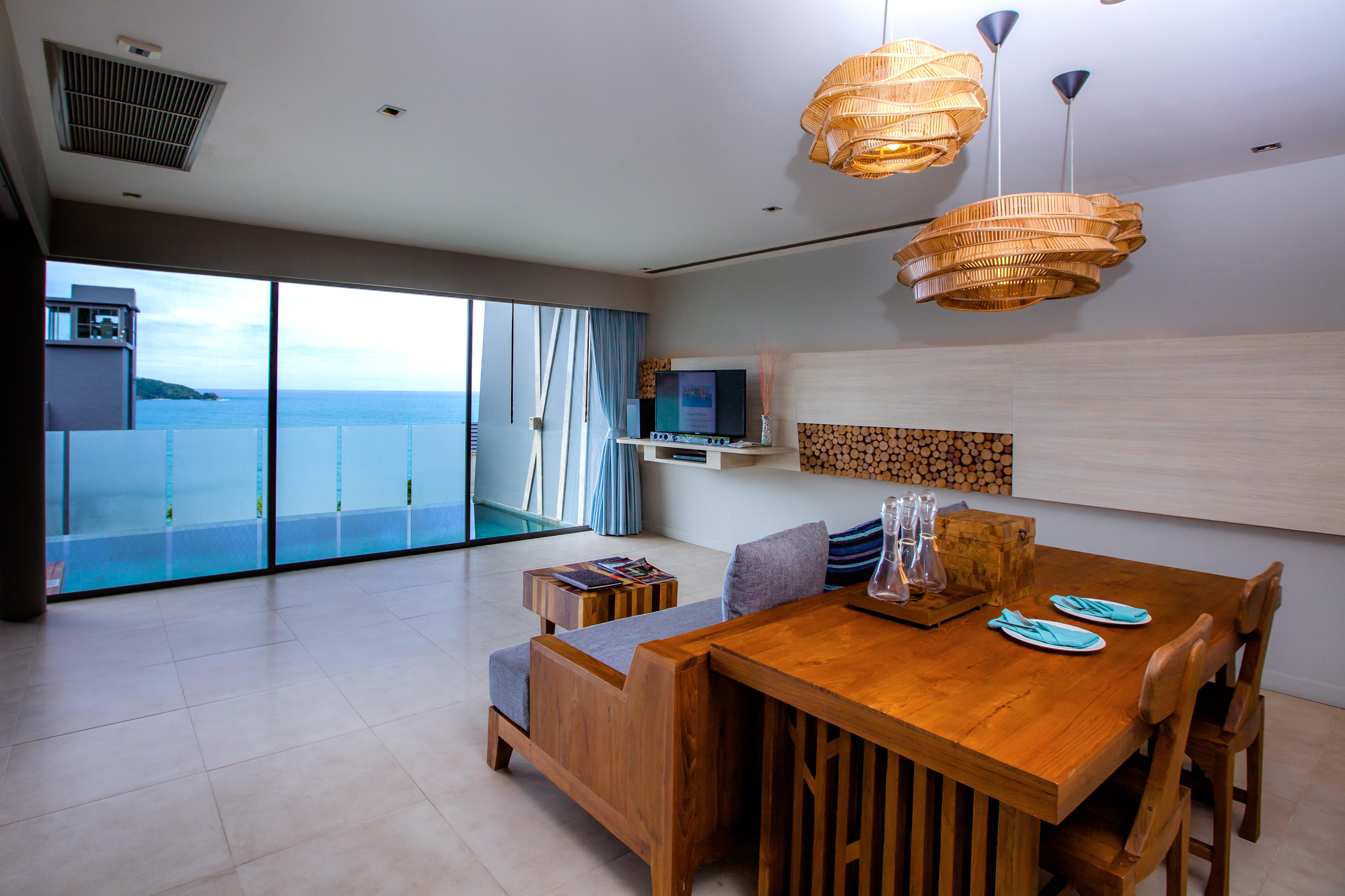فندق كاليما ريزورت آند سبا Patong المظهر الخارجي الصورة A living room in a condominium